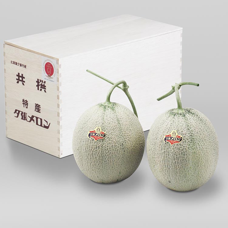 夕張メロン特秀品木箱2玉 – これがいんだわ北海道