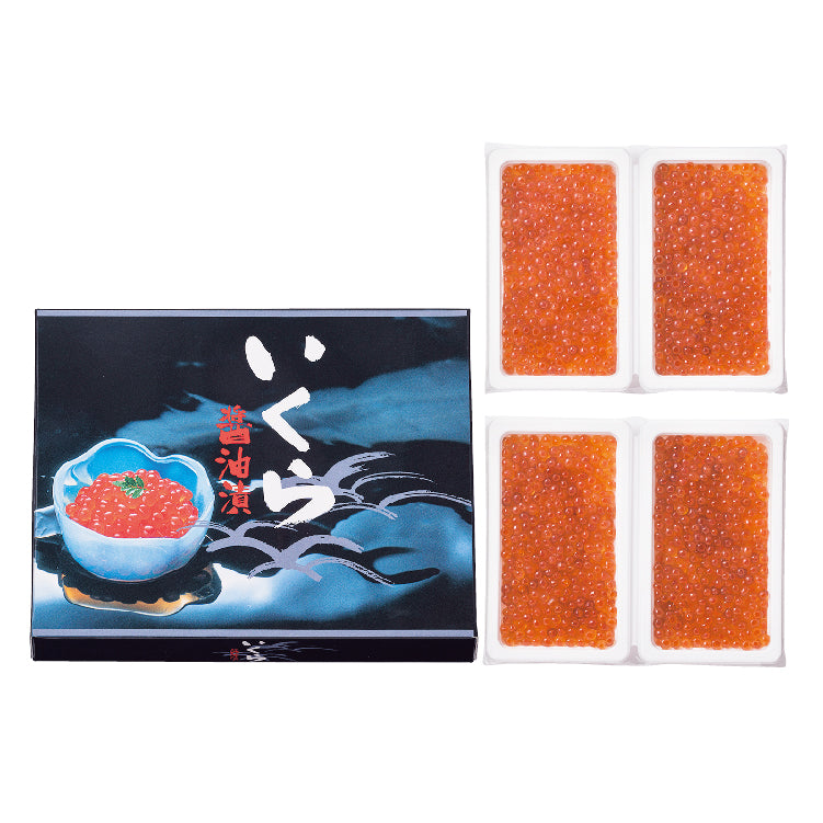 タイトリスト909　北海道産いくら醤油漬×10箱＋利尻昆布パウダー×2袋 いくら醤油漬 100g×3（北海道産・昆布しょうゆ味）｜【北海道