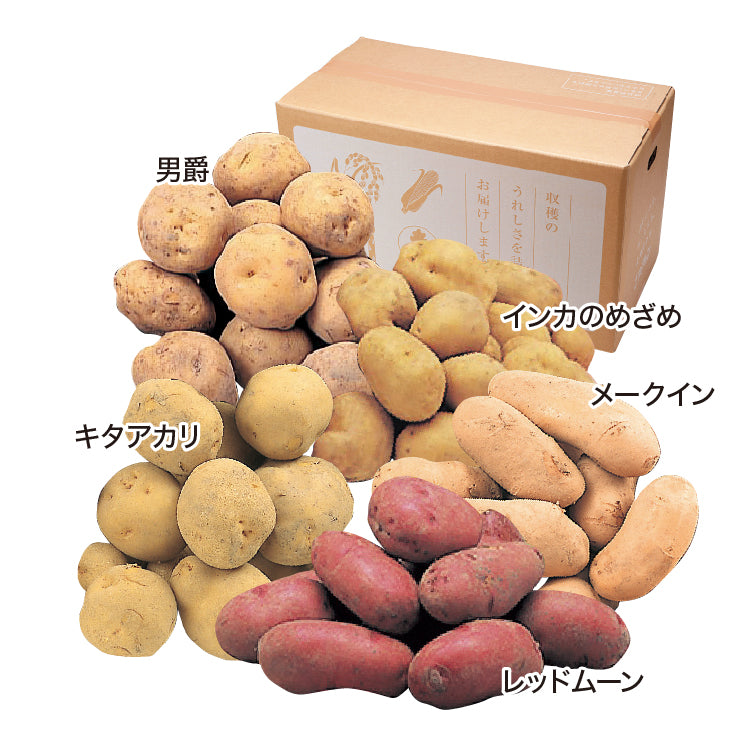 じゃがいも５種食べ比べ