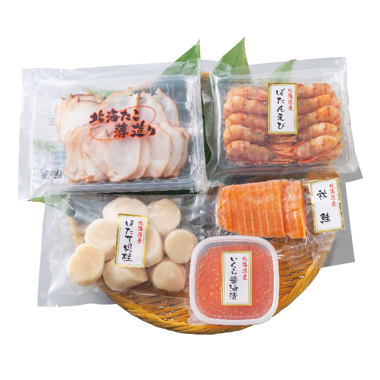 いくらとお刺身セット