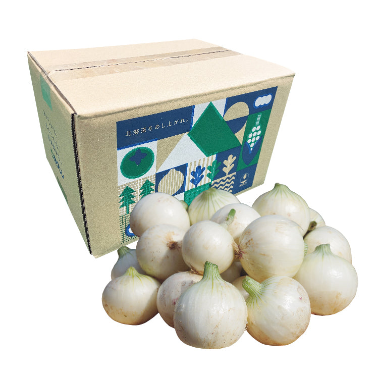 真白玉ねぎ（2L～M混み／3kg）