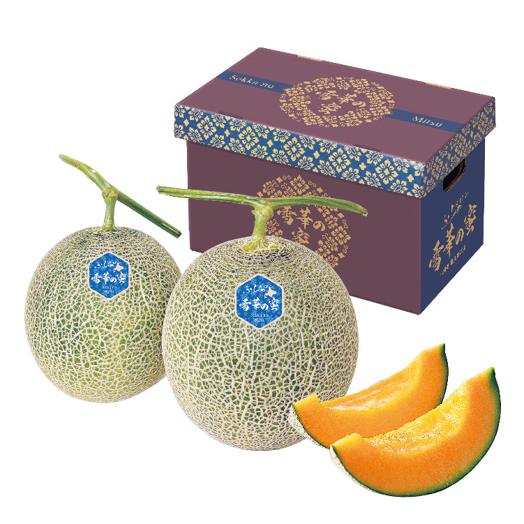 ふらのメロン雪華の蜜 秀品3L2玉
