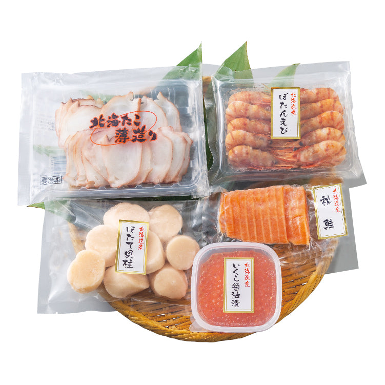 いくらとお刺身セット