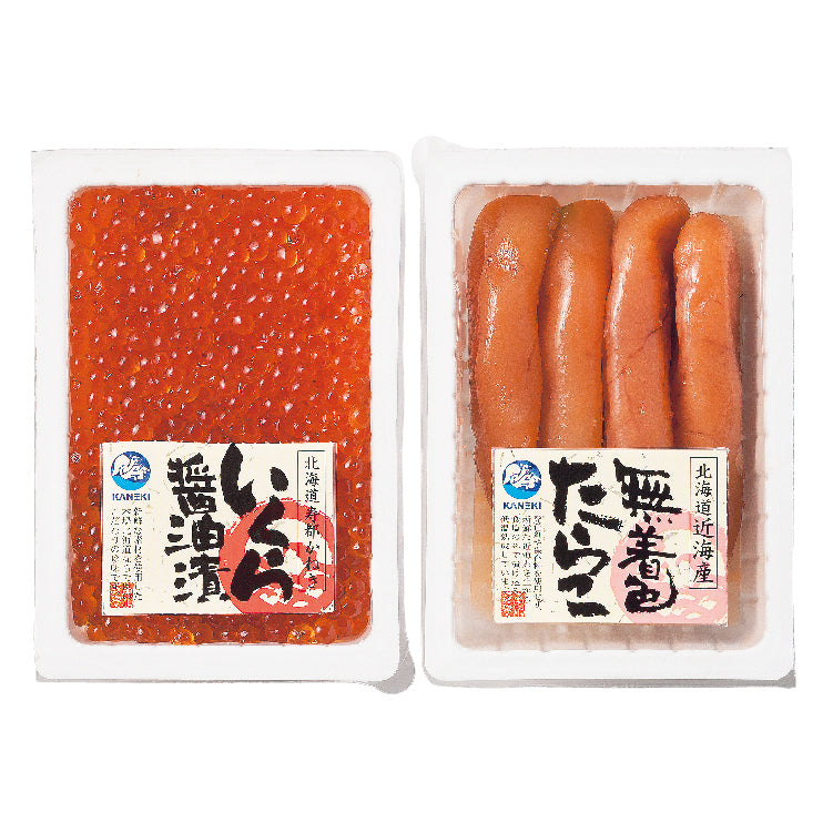 いくら醤油漬・無着色たらこ