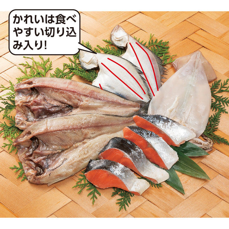 紅鮭切身と氷温乾燥干物セット