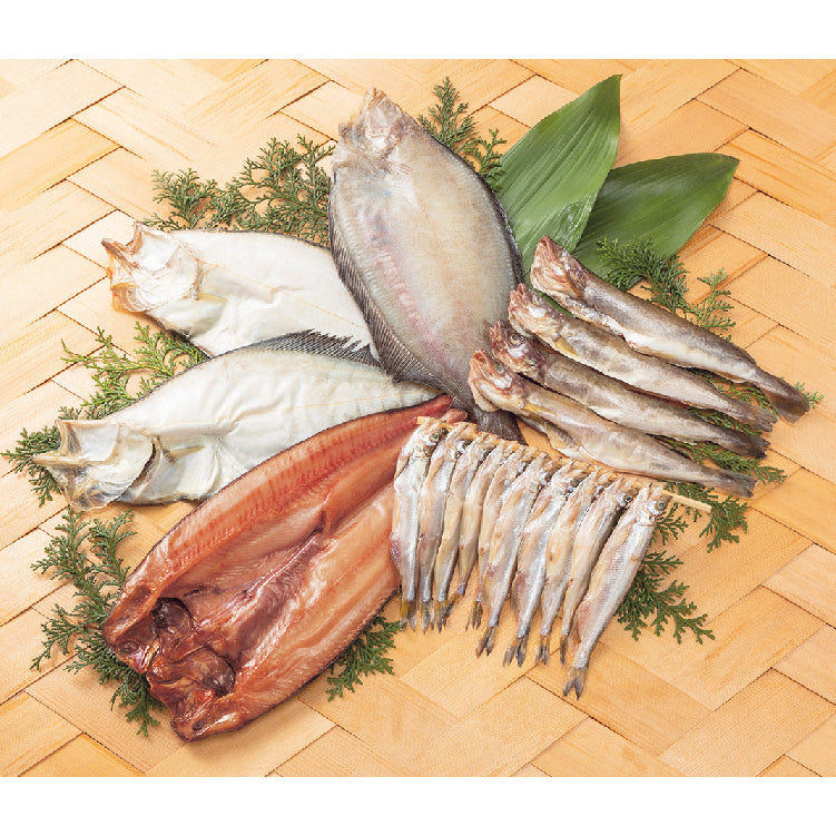 大きい干物とししゃもの詰合せ