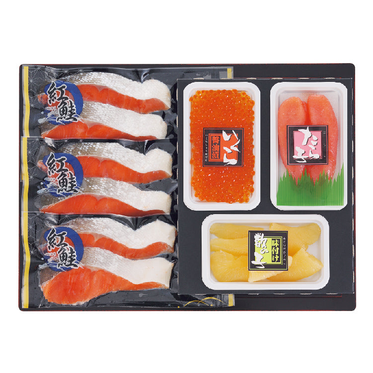 紅鮭・魚卵3点セット