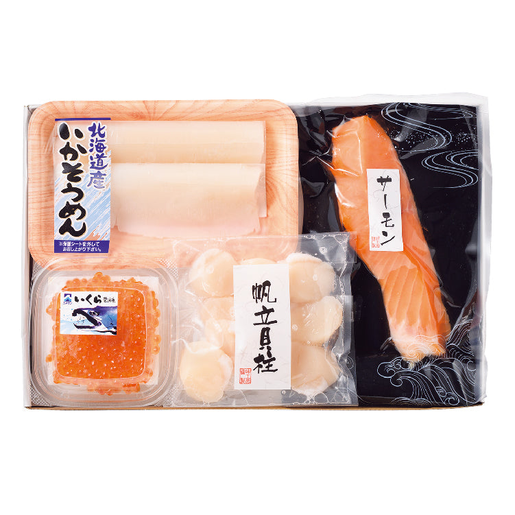 いくらとお刺身セット