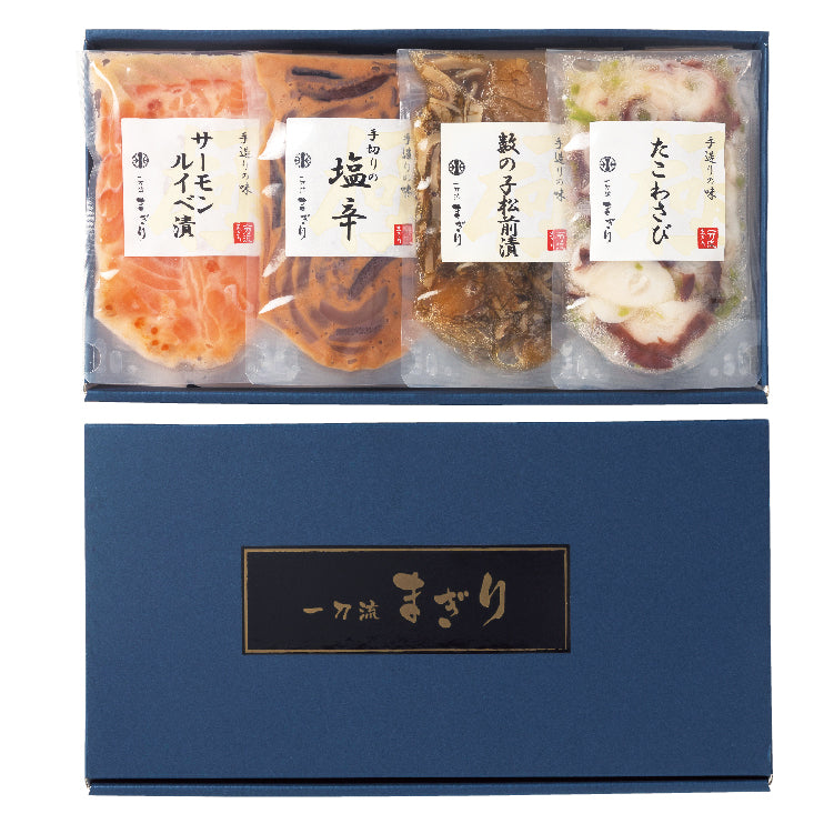 一刀流まぎり晩酌セット4種
