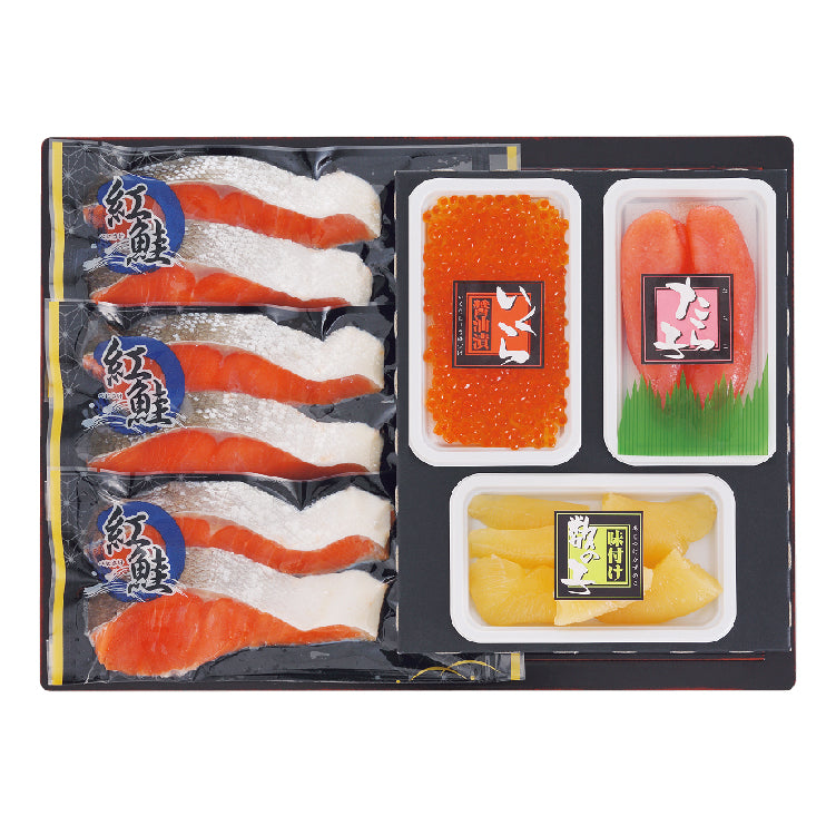紅鮭・魚卵3点セット