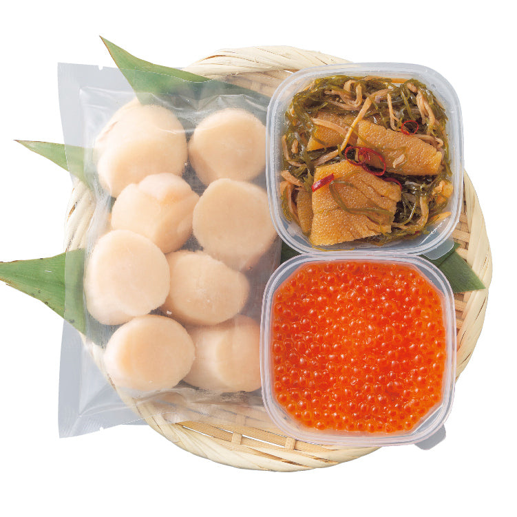 いくら＆ほたて＆松前漬セット