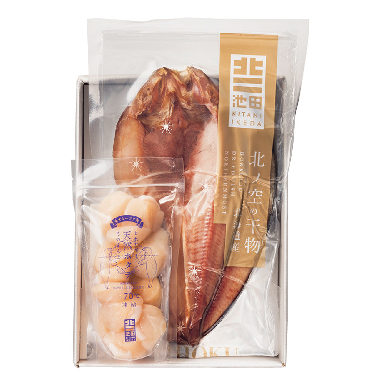 礼文産真ほっけとプレミアムほたて貝柱