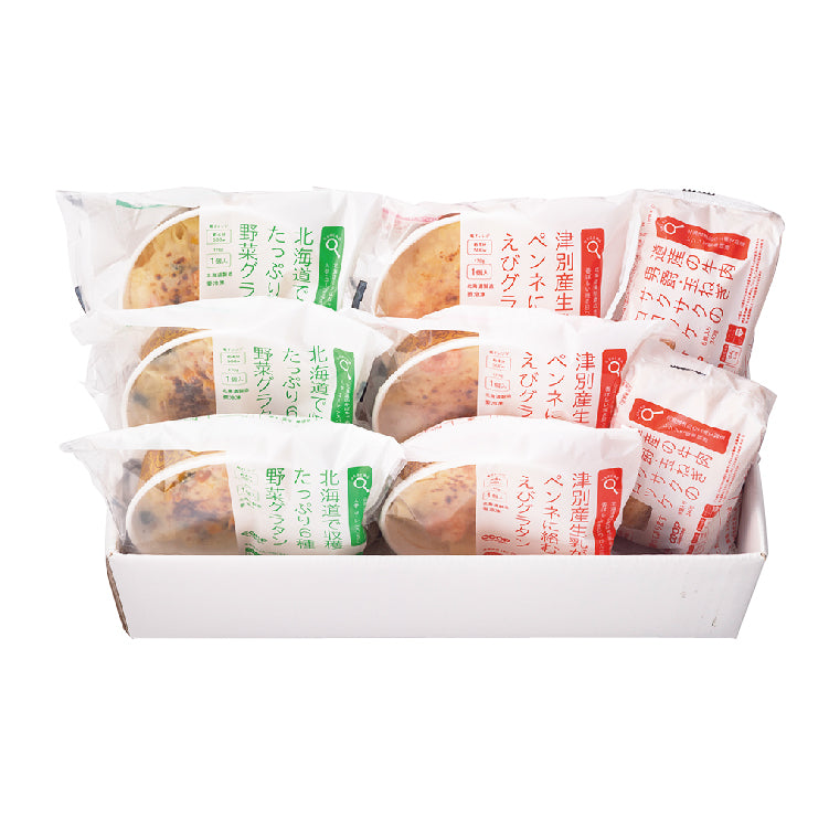 コープの北海道産グラタン・コロッケセット