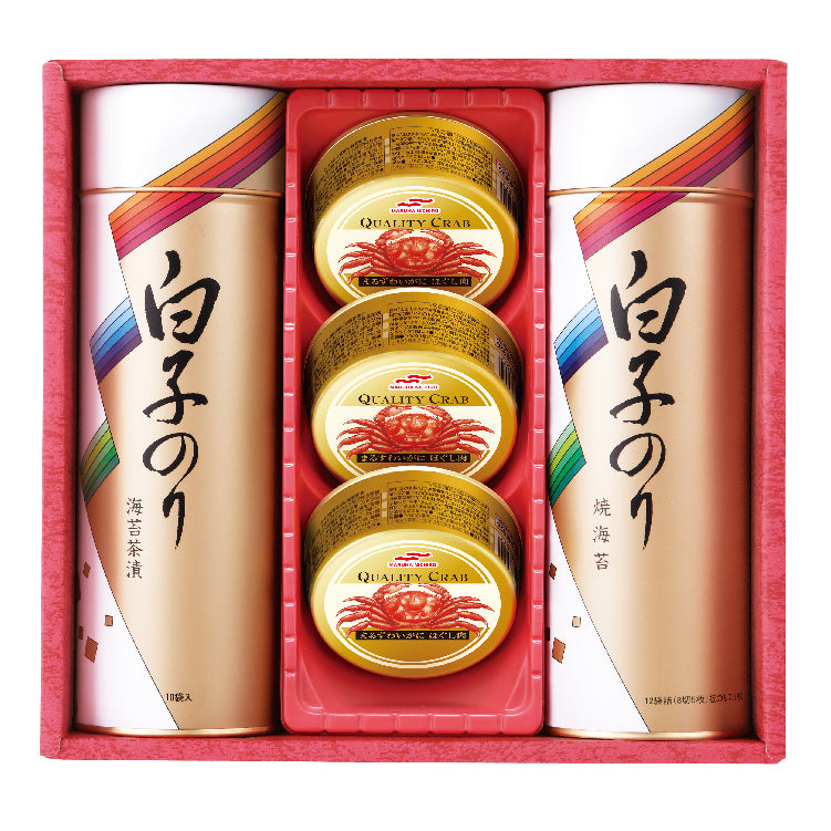 のりとカニ缶詰合せギフト