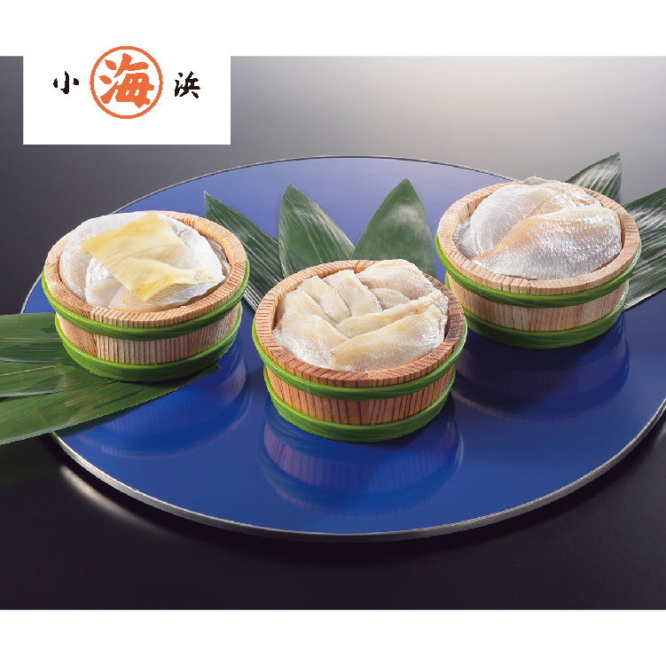 若狭丸海ささ漬3個詰合せ（杉樽入）