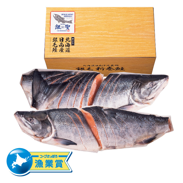 銀聖熟成新巻鮭姿切身