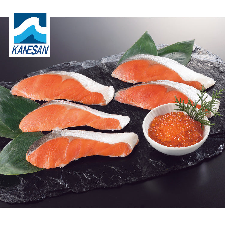 天然紅鮭切身・いくら醤油味