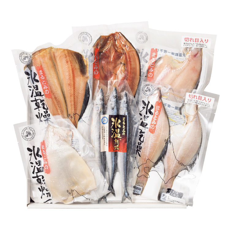 氷温乾燥干物と氷温熟成塩さんまセット
