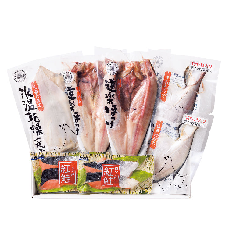 紅鮭切身と氷温乾燥干物セット