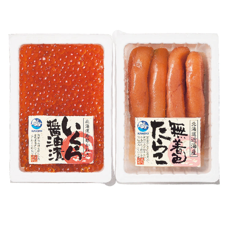 いくら醤油漬・無着色たらこ