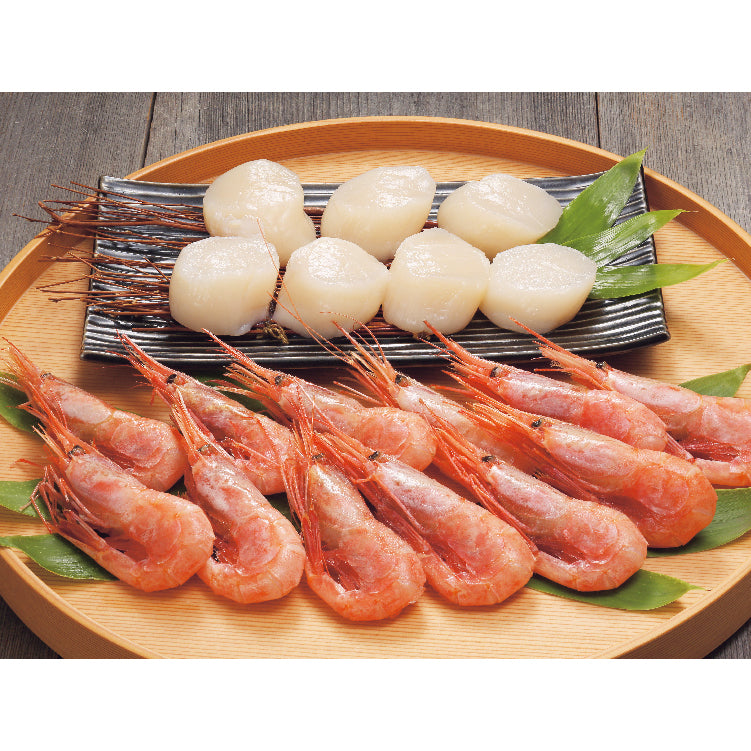 刺身用甘えび・ほたて貝柱