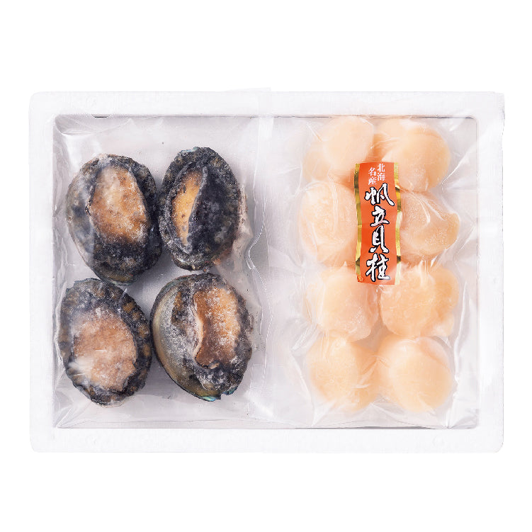 刺身用あわび・ほたて貝柱セット