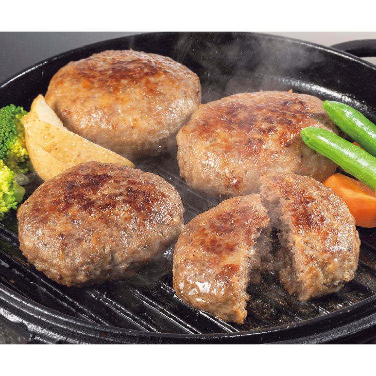 大畠精肉店ふわふわハンバーグセット