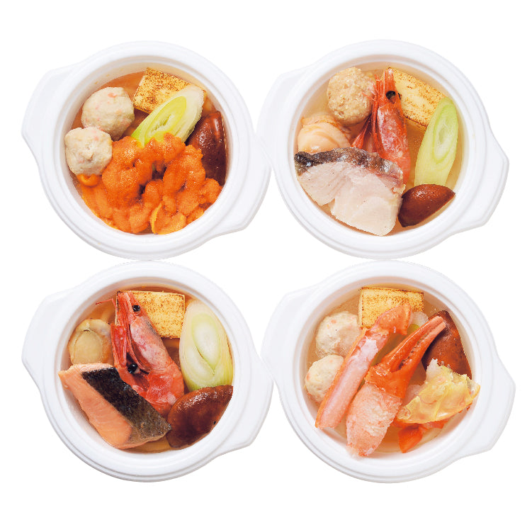 北の海鮮個食鍋 4種