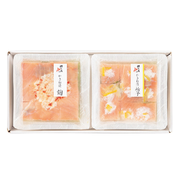 北海道の鮭かさね漬「麹・柚子」