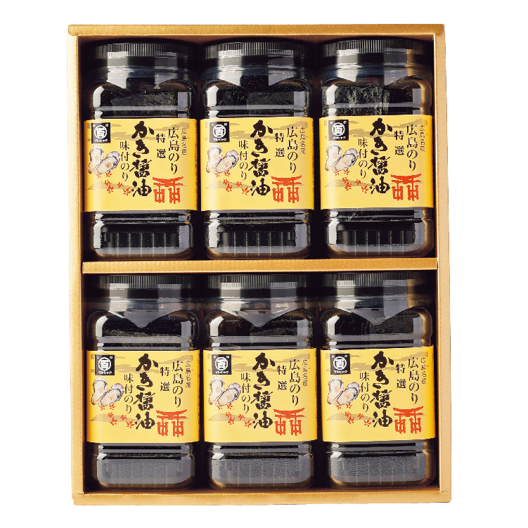 特選かき醤油味付のり6本入