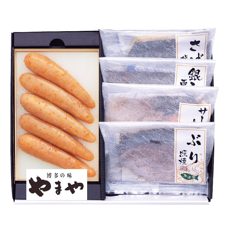 無着色辛子明太子焼き魚セット