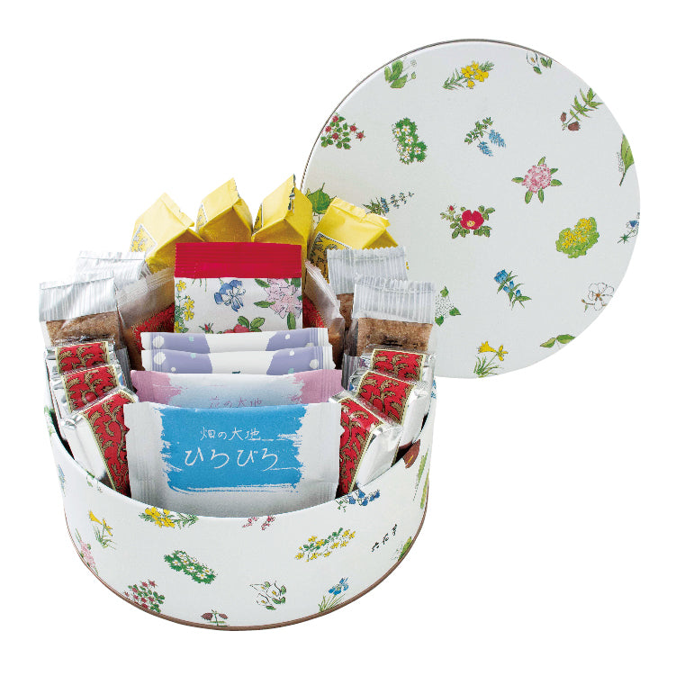 六花セレクト缶(花柄)21個入