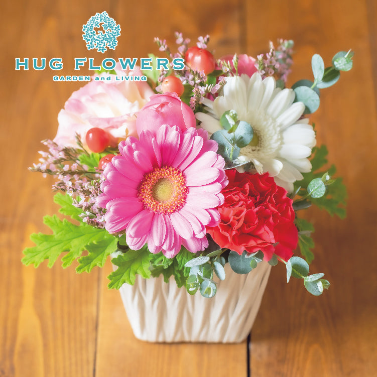 ホリディピンクアレンジ